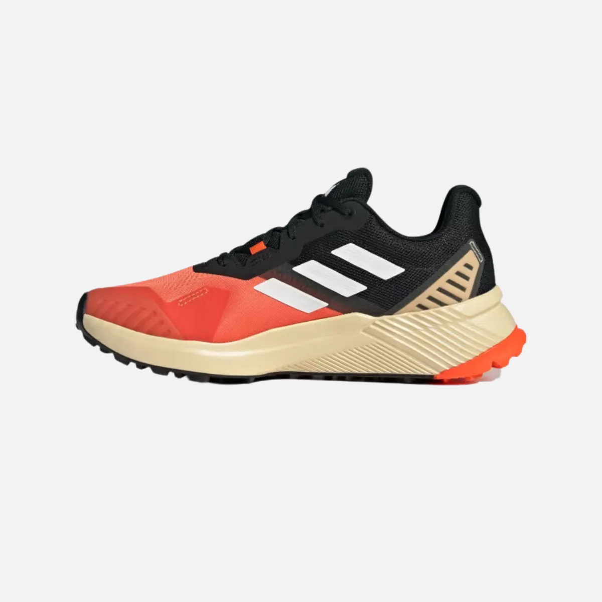 Adidas Terrex Soulstride Trail Men's Running Shoes -Impact Orange/Cloud White/Core Black MidTop agility running shoe enhancement