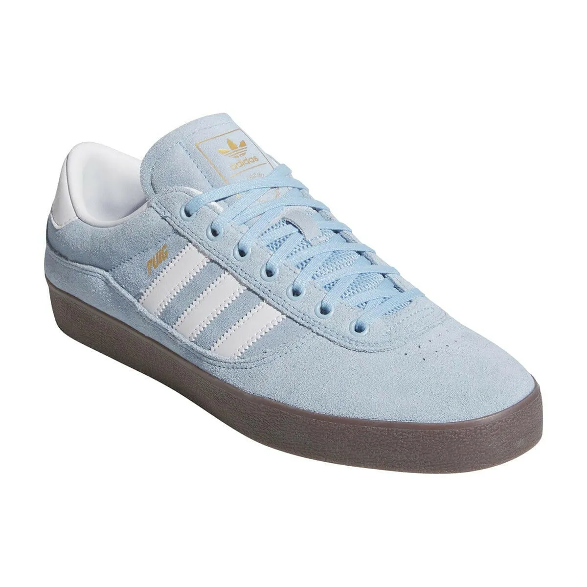 Concrete Friendly Casual Vibe Adidas - Puig Indoor Shoes Sky Blue/White/Gum