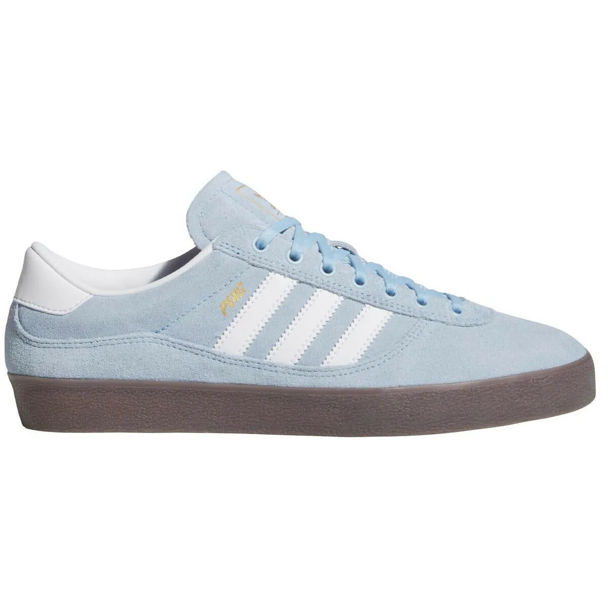 Ventilated Upper Ultimate support Adidas - Puig Indoor Shoes Sky Blue/White/Gum