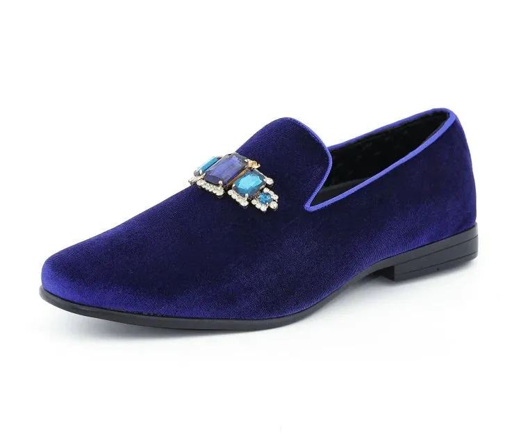 Fabio Navy Comfy Fit Shoes