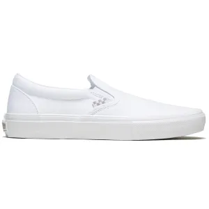 Quick Moves Evening Out Vans Skate Slip-on Shoes - True White