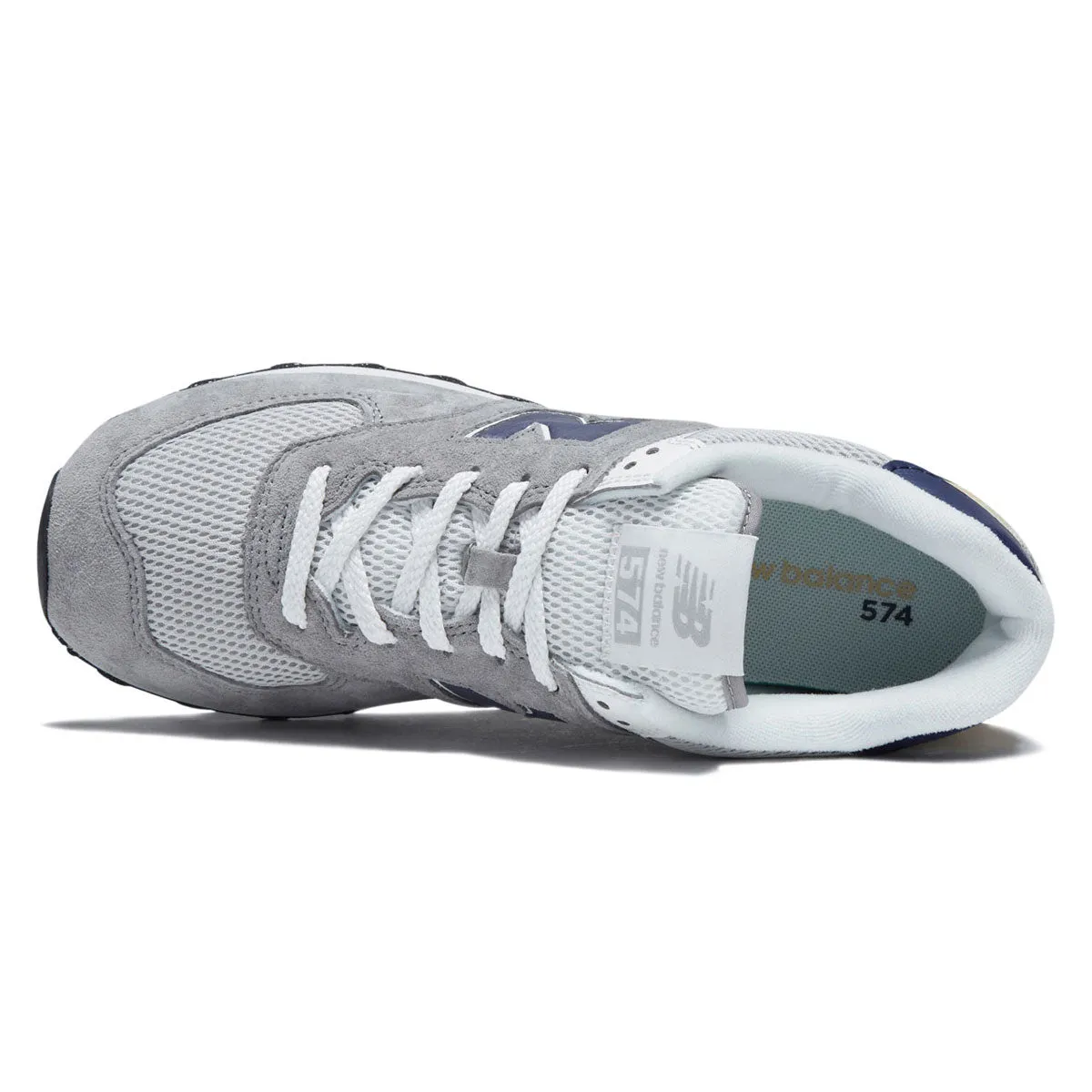 New Balance 574 Shoes - Slate Grey All Day Ride Stylish Edge