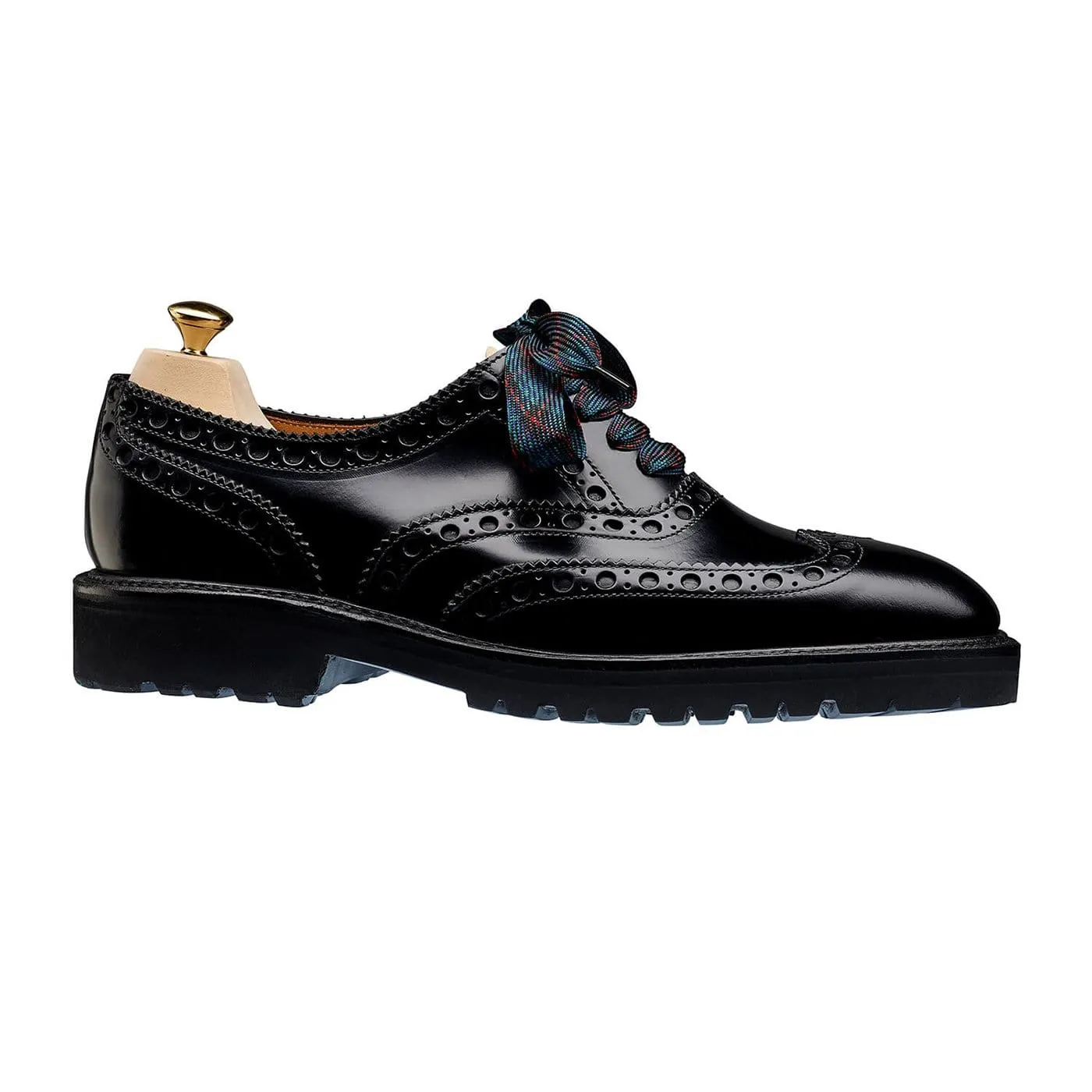 Amy Black Cavalry Calf Trendy Look Comfortable ankle support