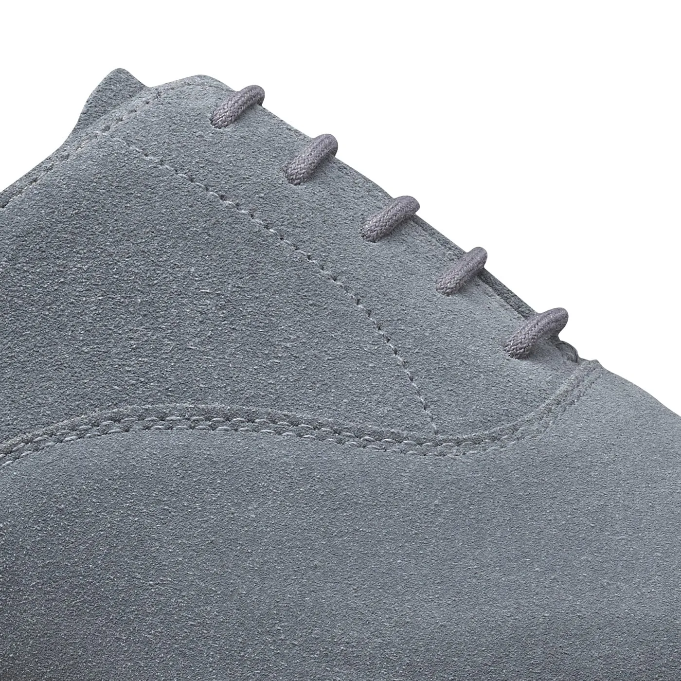Tresco Pastel Blue Suede Step Leather