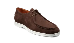 Vigo - Coffee Suede White Sole Timeless Shine Refined Urban Look