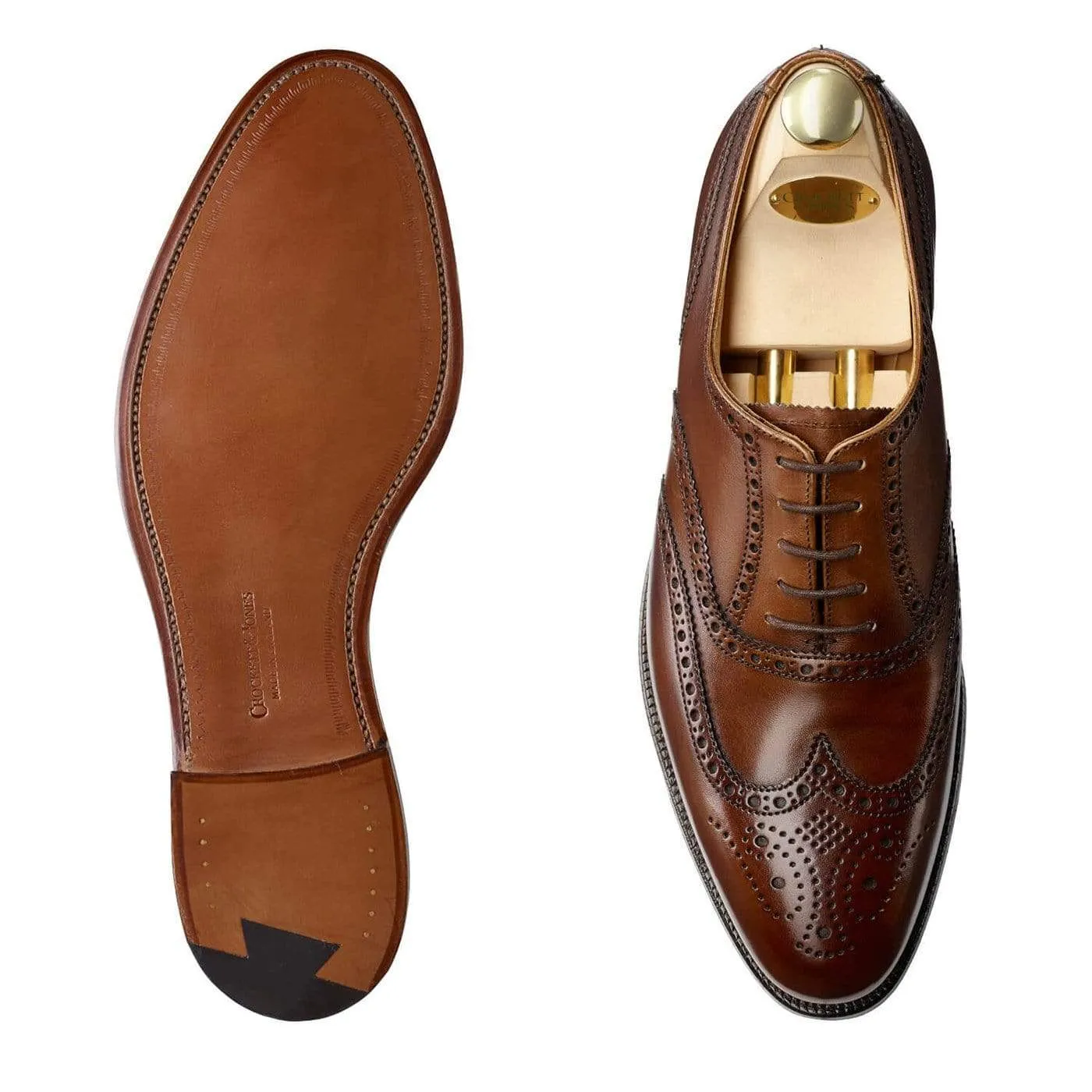 Finsbury Dark Brown Burnished Calf Easy Leather Fit