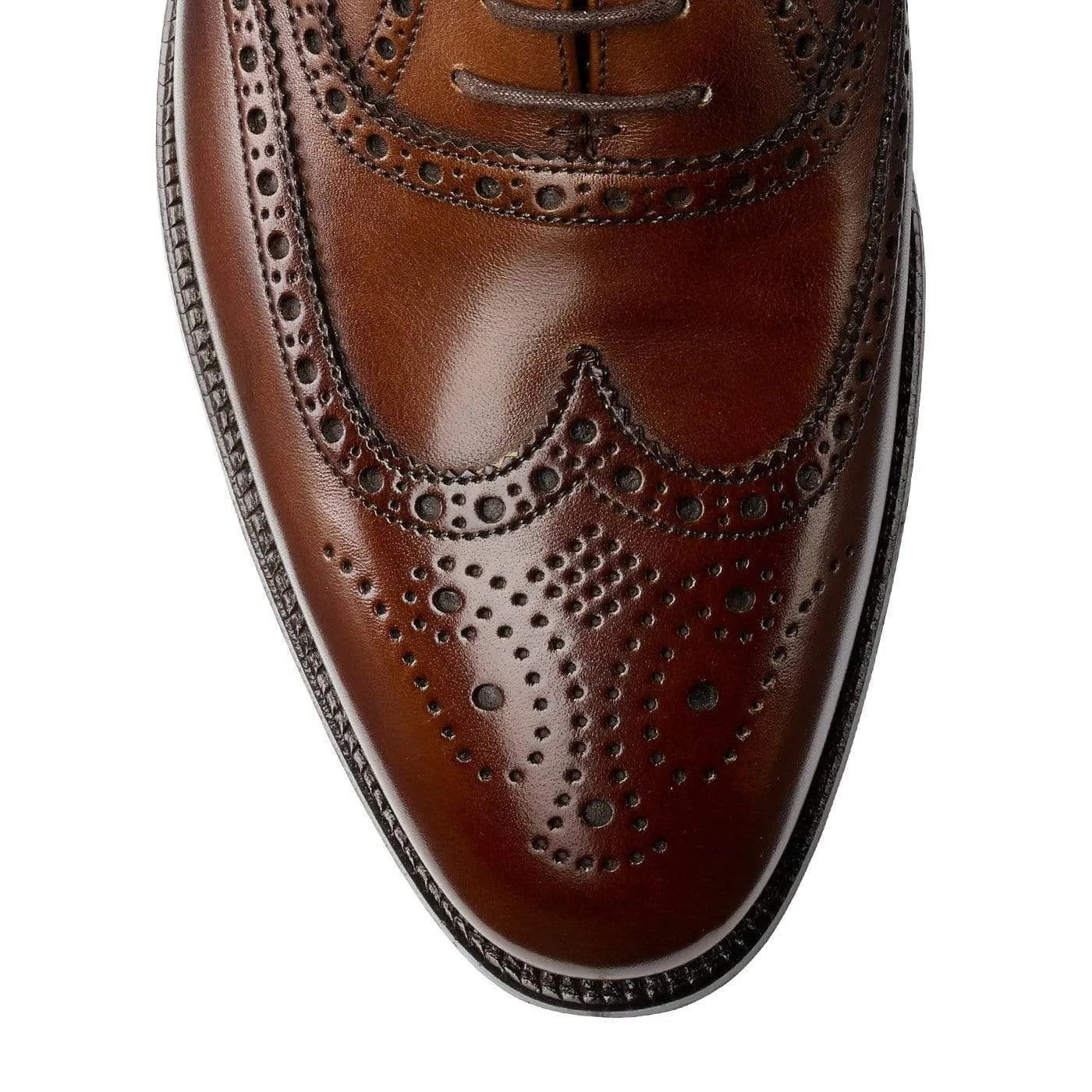 Chic Leather Style Finsbury Dark Brown Burnished Calf