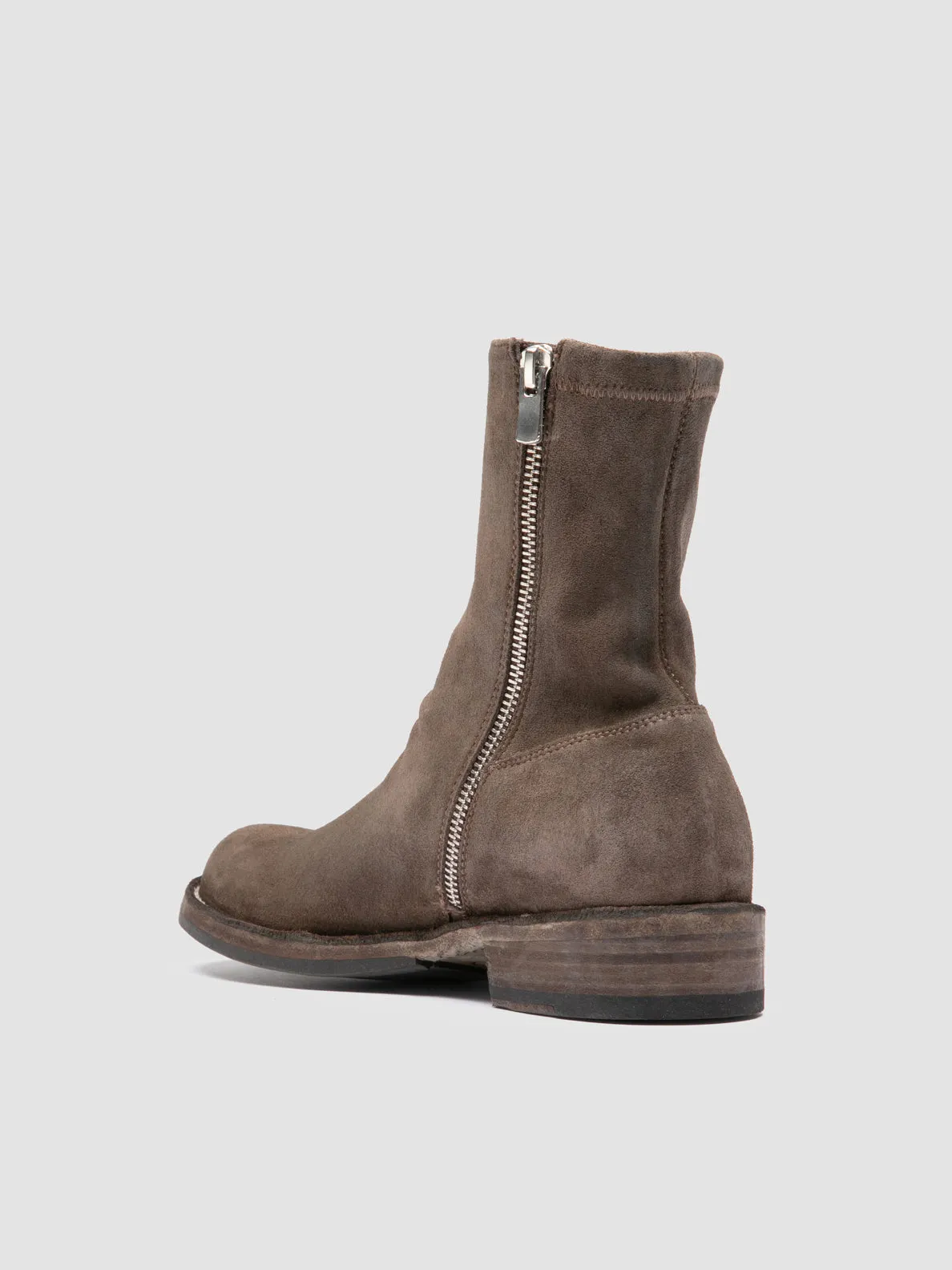 LEGRAND 171 - Brown Suede Zipped Boots All Time Firm Lock