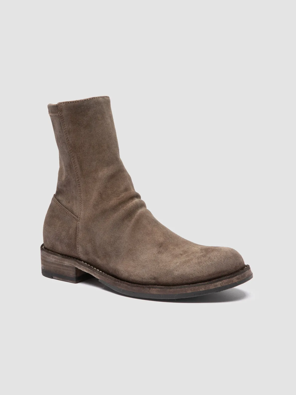 Modern LEGRAND 171 - Brown Suede Zipped Boots