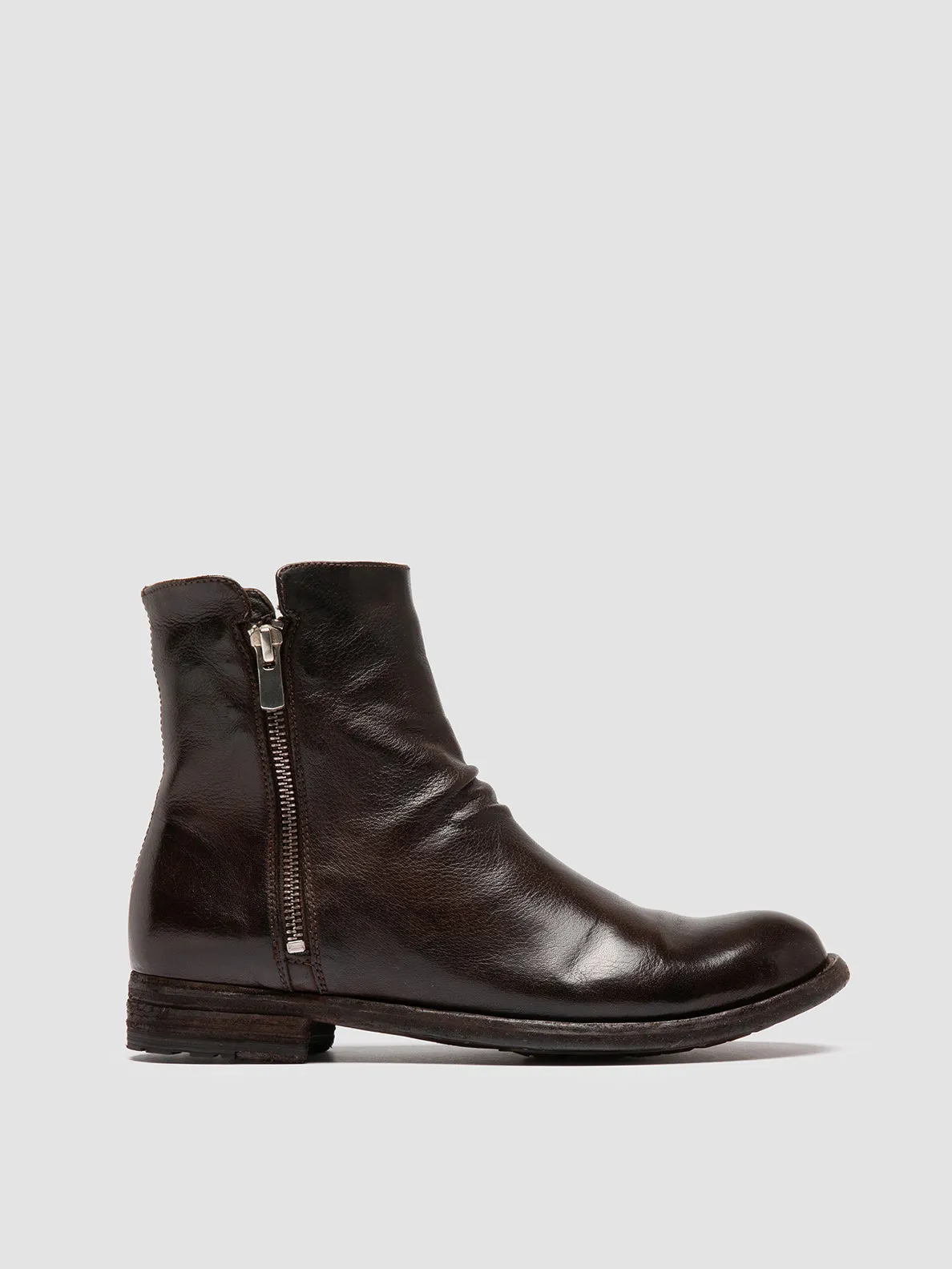 Anti Odor LEXIKON 097 - Brown Leather Booties