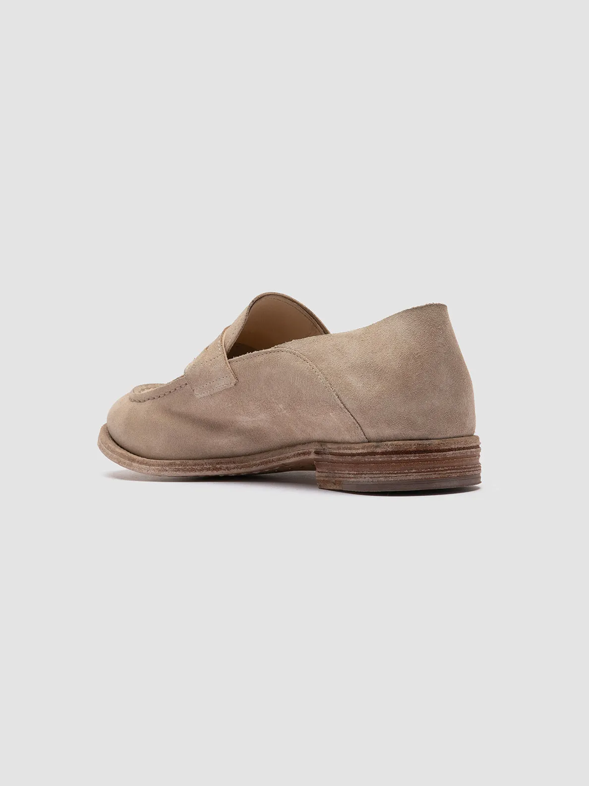 LEXIKON 516 - Beige Suede Loafers Light Step Tone Play