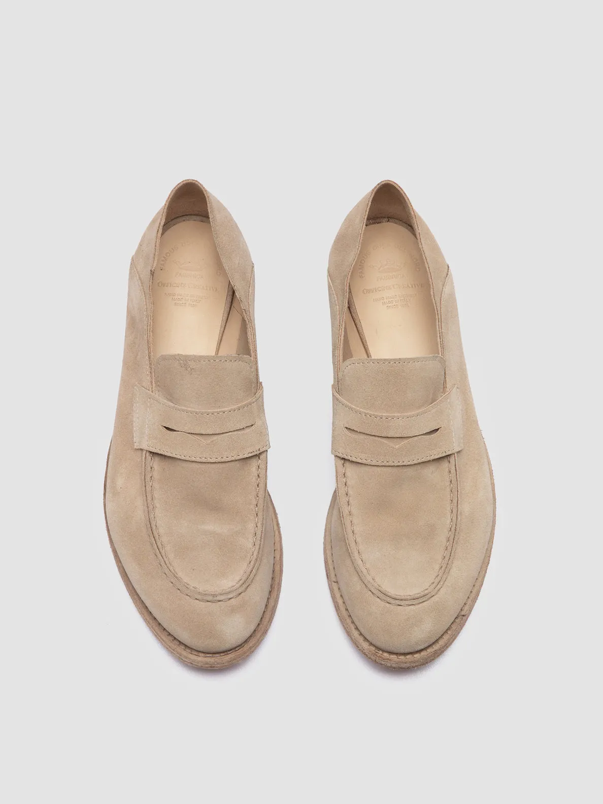 Form Ease LEXIKON 516 - Beige Suede Loafers