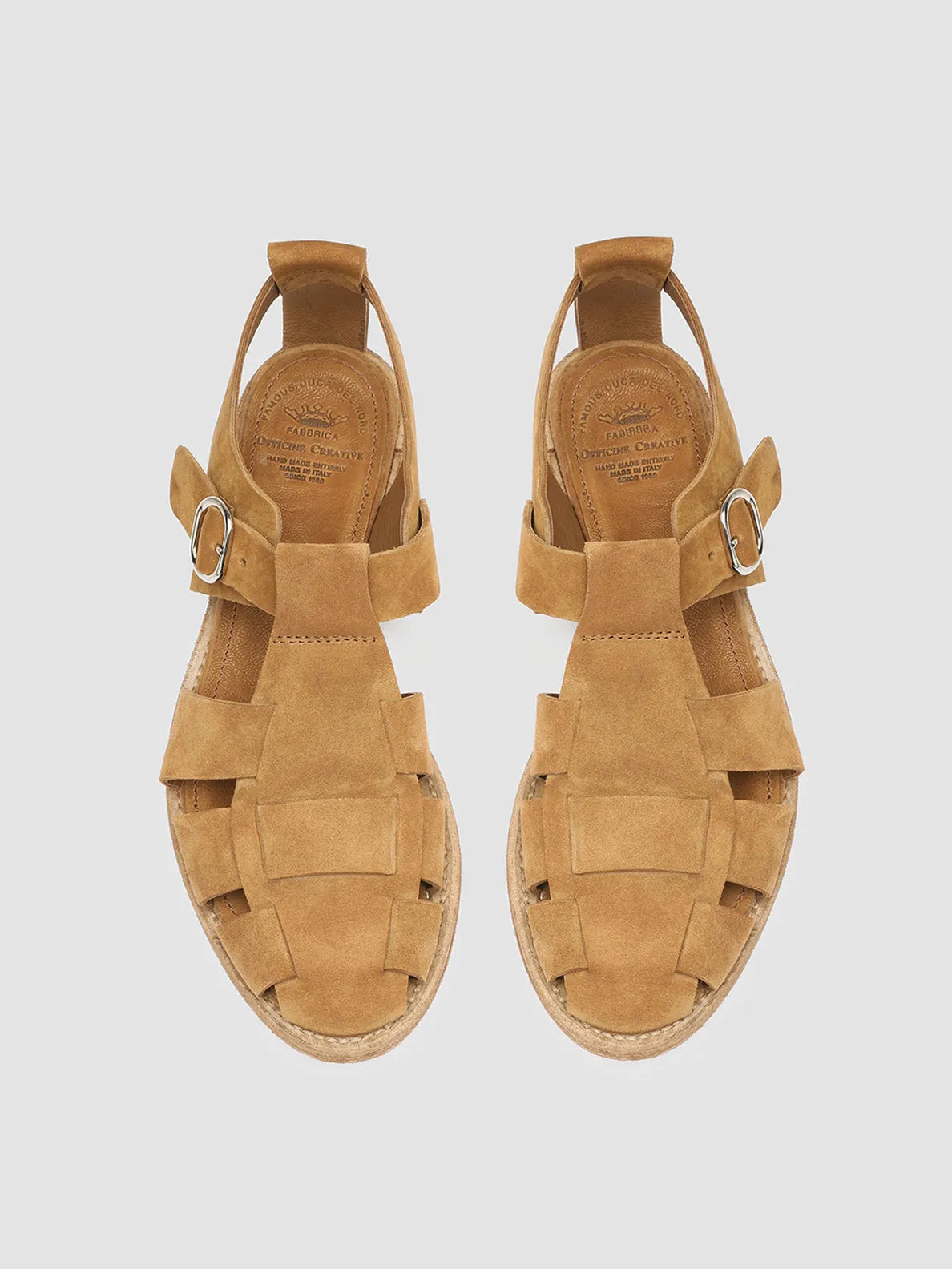 orthopedic LEXIKON 536 - Brown Suede Sandals