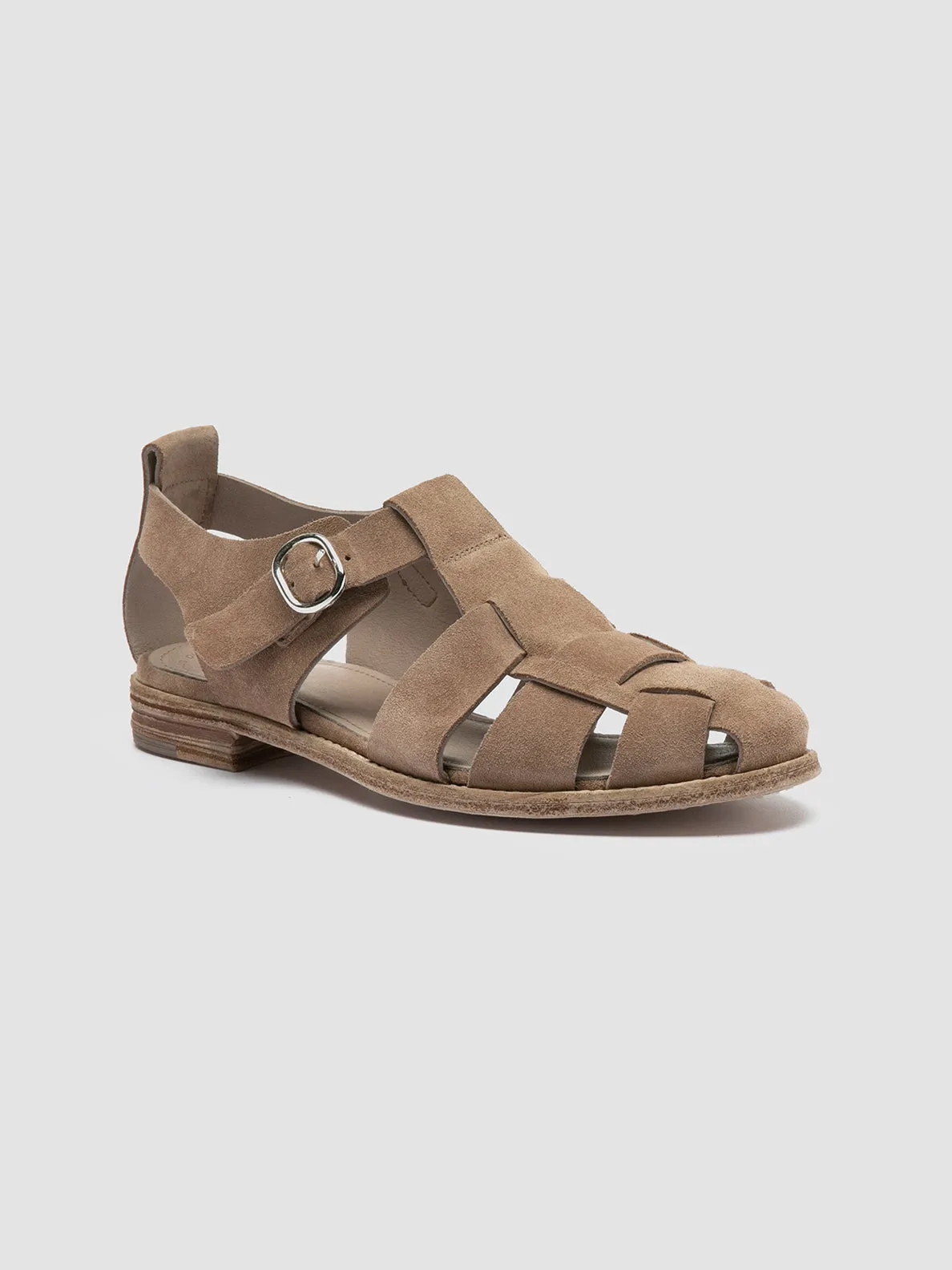 LEXIKON 536 - Taupe Suede Sandals Teen Fun Winter Base
