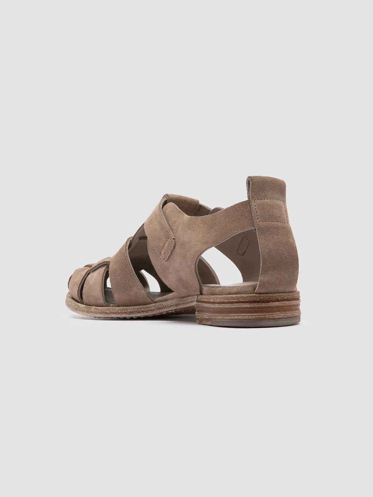 LEXIKON 536 - Taupe Suede Sandals Media Pop