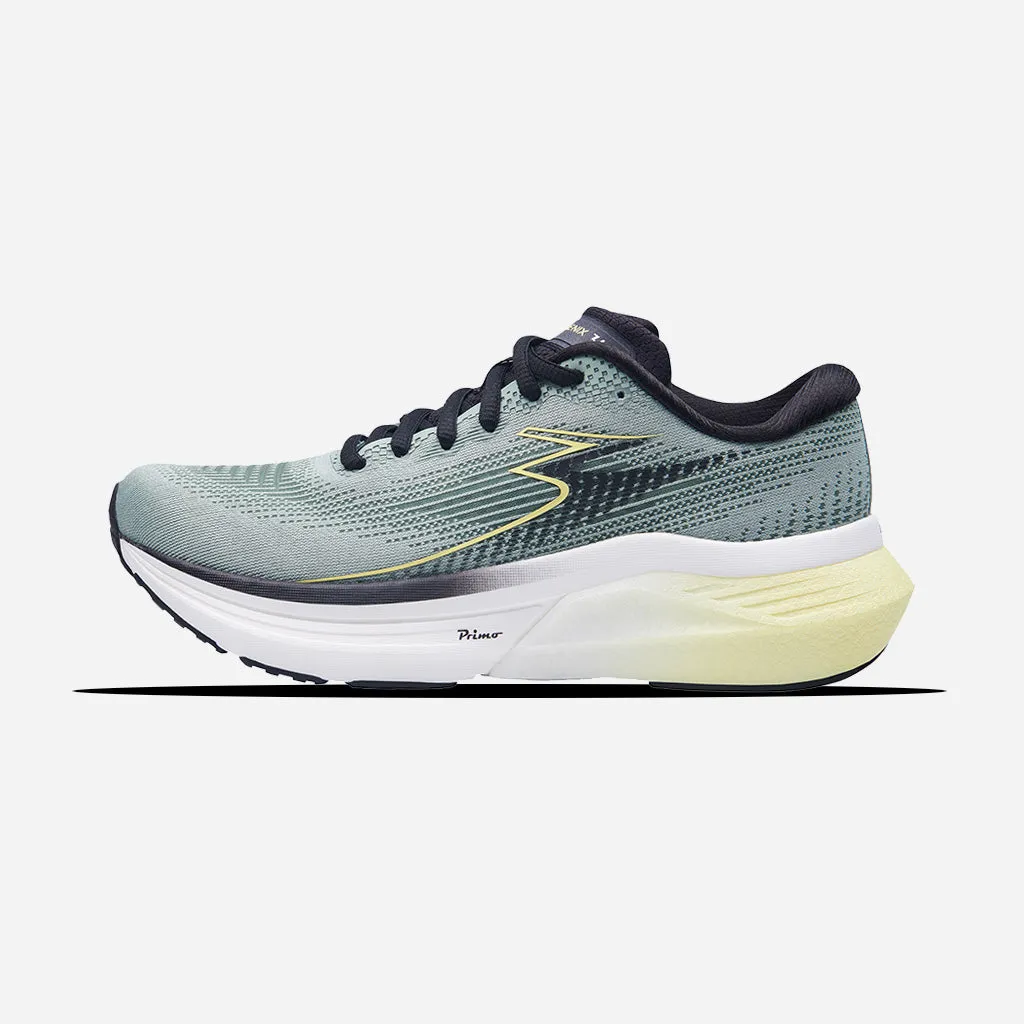 361-PHOENIX: Iceberg Green/Pale Banana Comfortable Arch Support wide - width shoe option