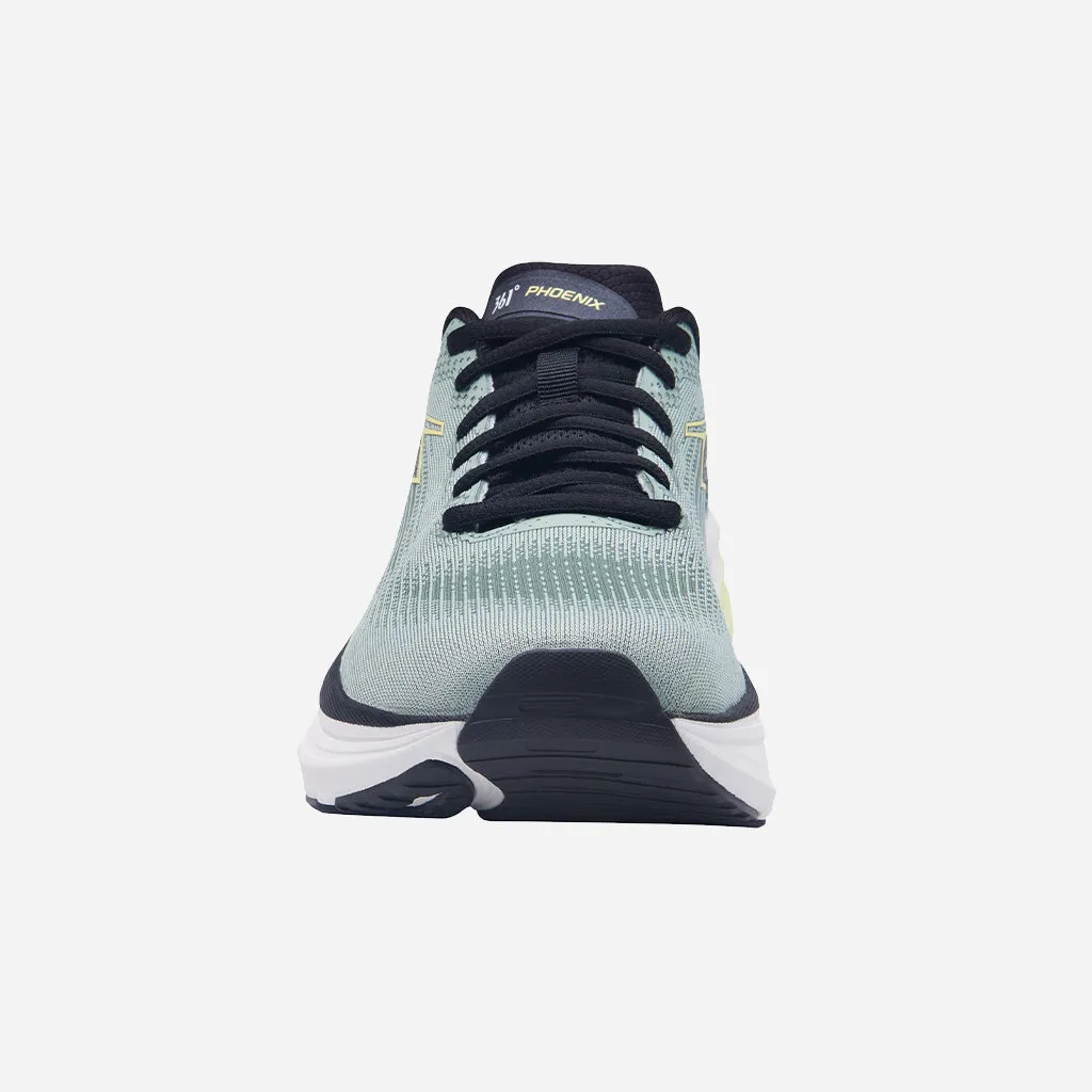 running in an airport area shoes 361-PHOENIX: Iceberg Green/Pale Banana