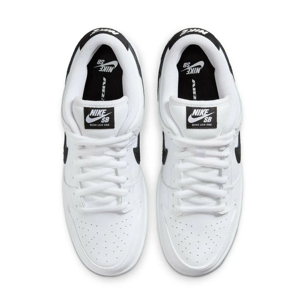Nike SB - Dunk Low Pro Shoes White/Black Ergonomic Design Speed Comfort