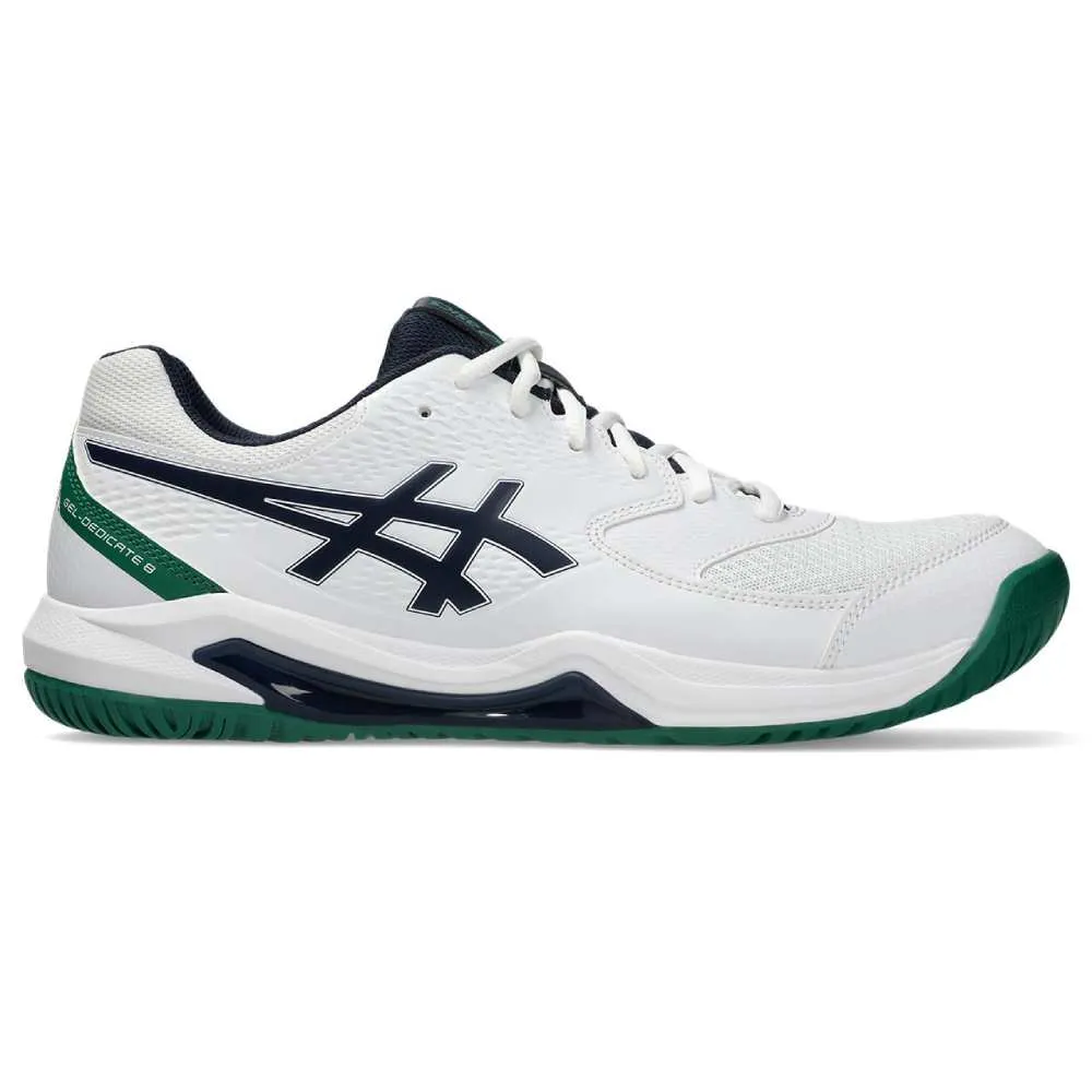 Asics Gel Dedicate 8 Men's Tennis Shoe (White/Midnight) Motion Wear