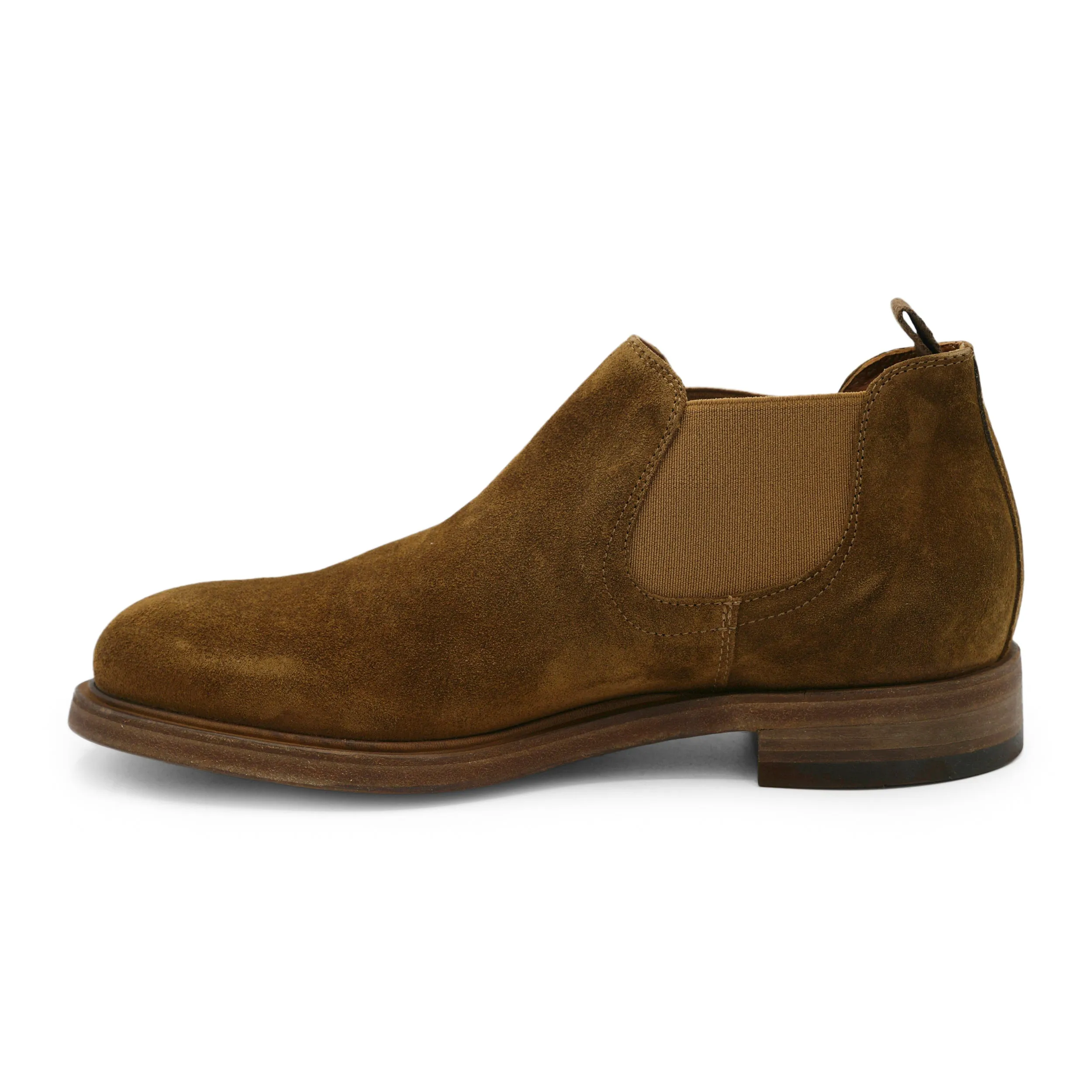 Pull Tab 2810 - Tan Suede Chelsea Boot