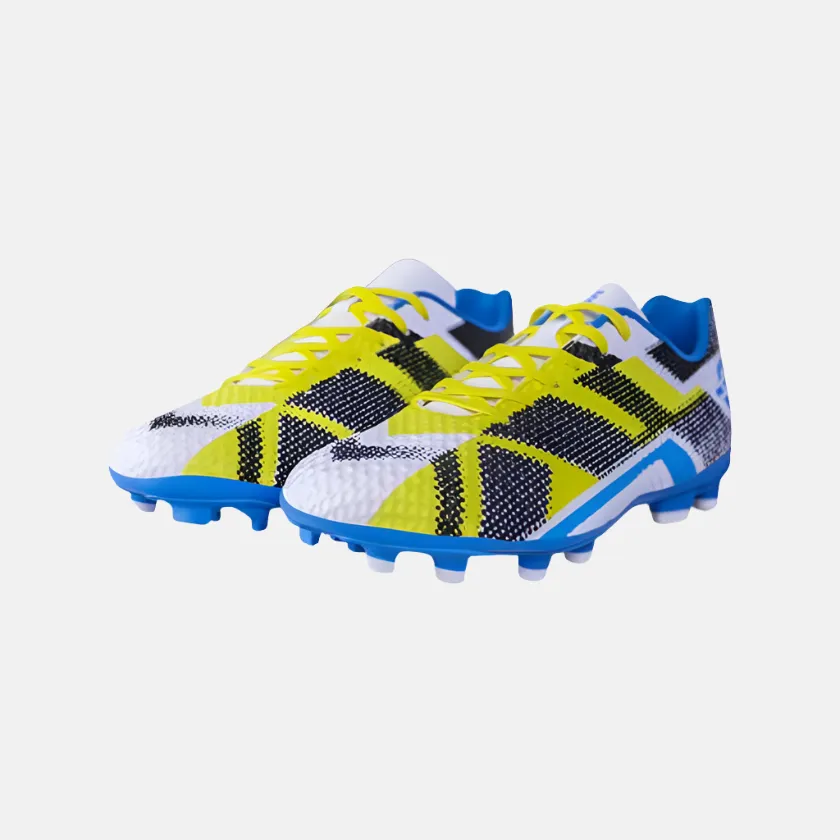 Track Game Sprint Flow Nivia Dagger Men's Football Shoes -White/Blue