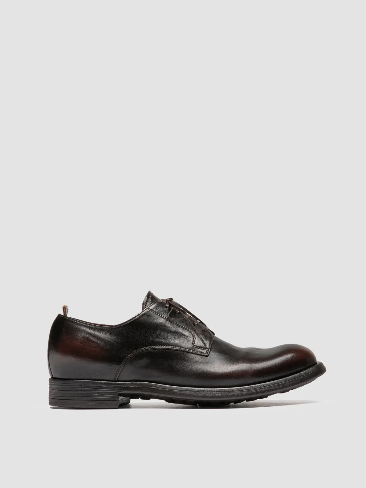 CHRONICLE 001 - Brown Leather Derby Shoes All Day Wear High End Footwear