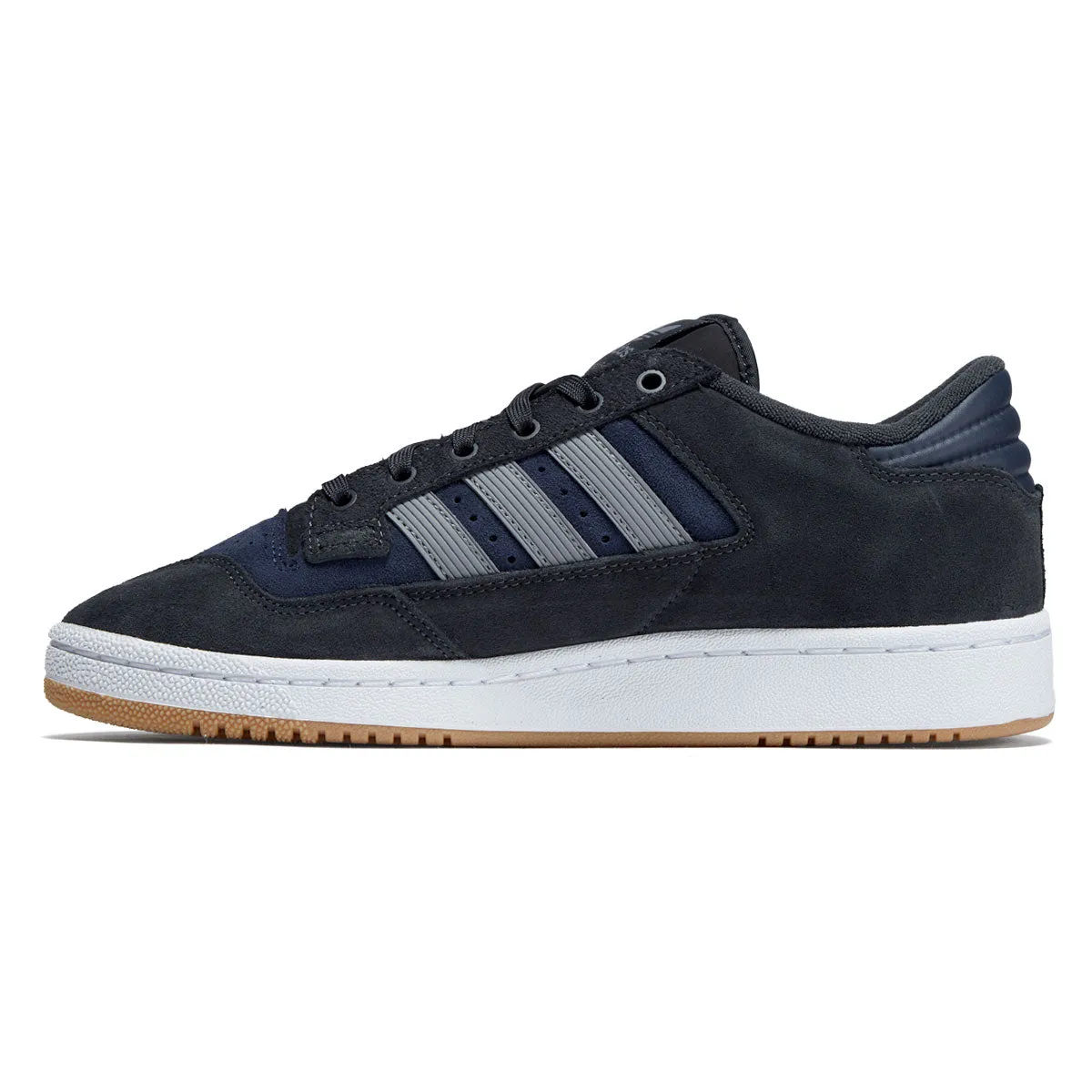 Grip Movement Stretchable Upper Adidas Centennial 85 Low Adv Shoes - Carbon/Grey Heather/Navy