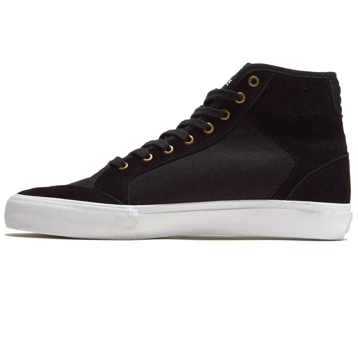 Opus Court Hi Shoes - Black/White Skateboarding Fit Street Gear