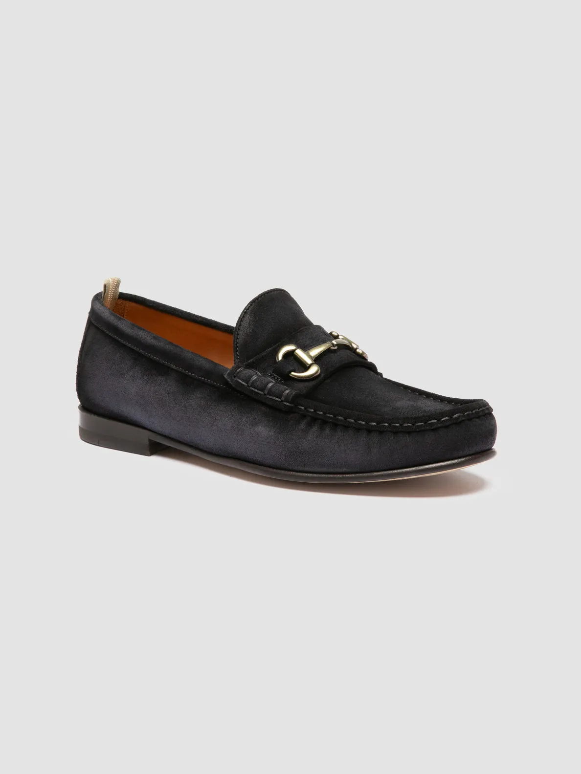 Calm Walk BALFRON 003 - Blue Suede Penny Loafer