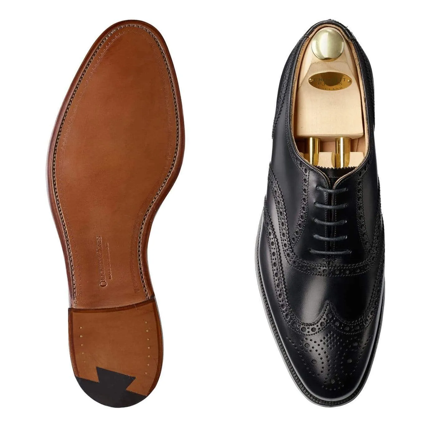 Finsbury Black Calf Chic Slip On