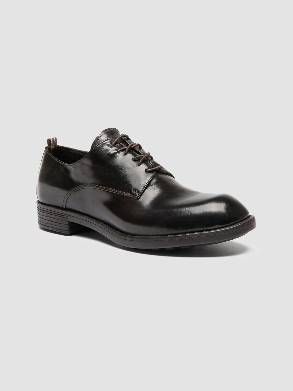 DIARY 009 - Brown Leather Derby Shoes Step Style Fall Ready