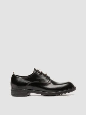DIARY 009 - Brown Leather Derby Shoes Flexible Option