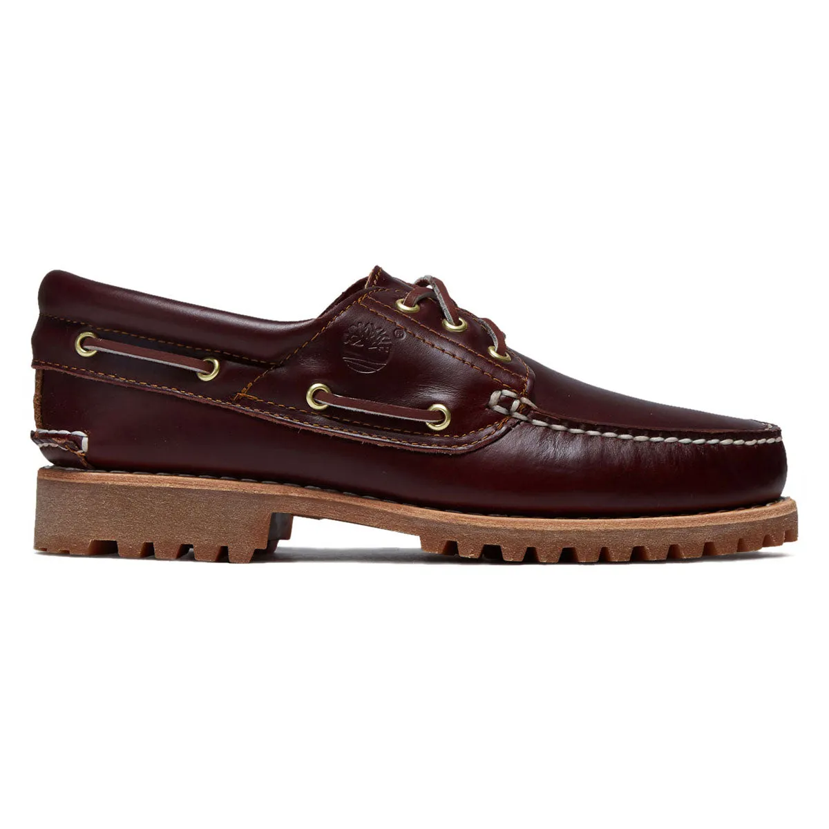 Comfortable Feel Sport Edge Timberland Authentic Boat Shoes - Burgundy
