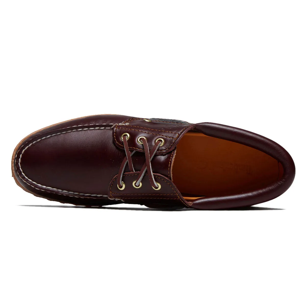 Ventilated Upper Timberland Authentic Boat Shoes - Burgundy