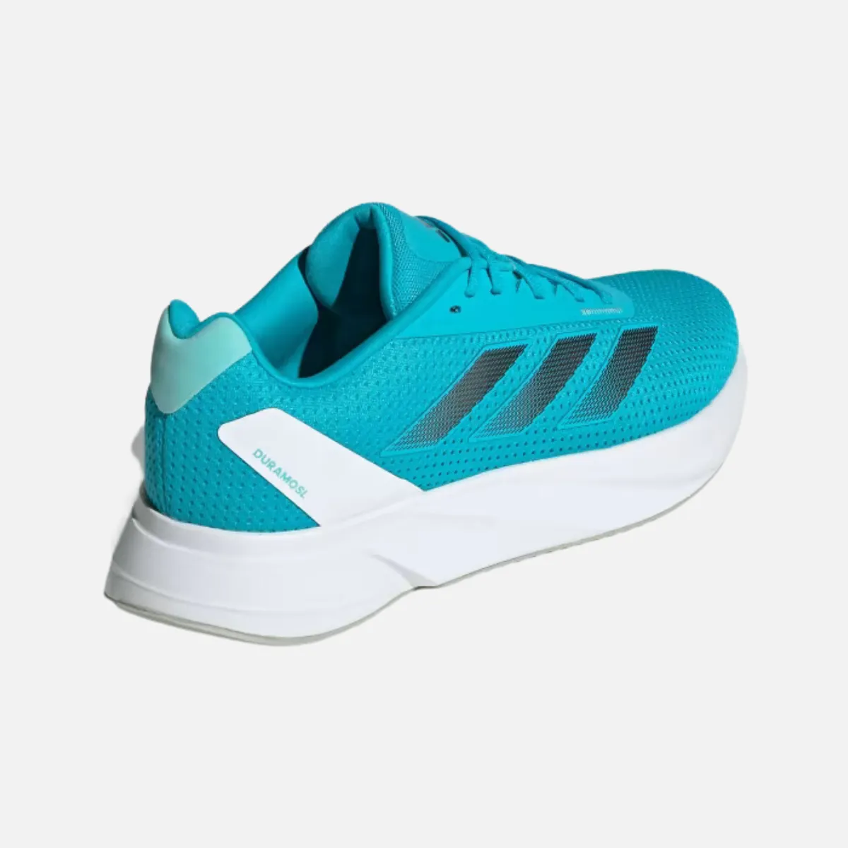 Heel Pad Adidas Duramo SL Men's Running Shoes -Lucid Cyan/Black Blue Met./Cloud White