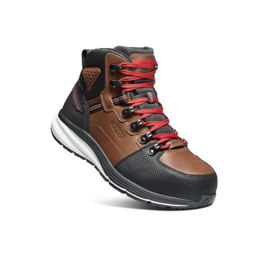 Slope Climb Men's Red Hook Waterproof Boot (Carbon Toe)  |  Tobacco/Black