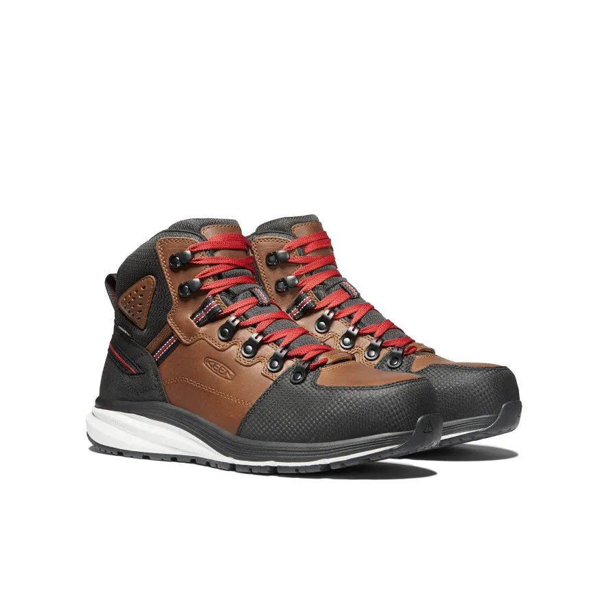 Athletic gear Men's Red Hook Waterproof Boot (Carbon Toe)  |  Tobacco/Black