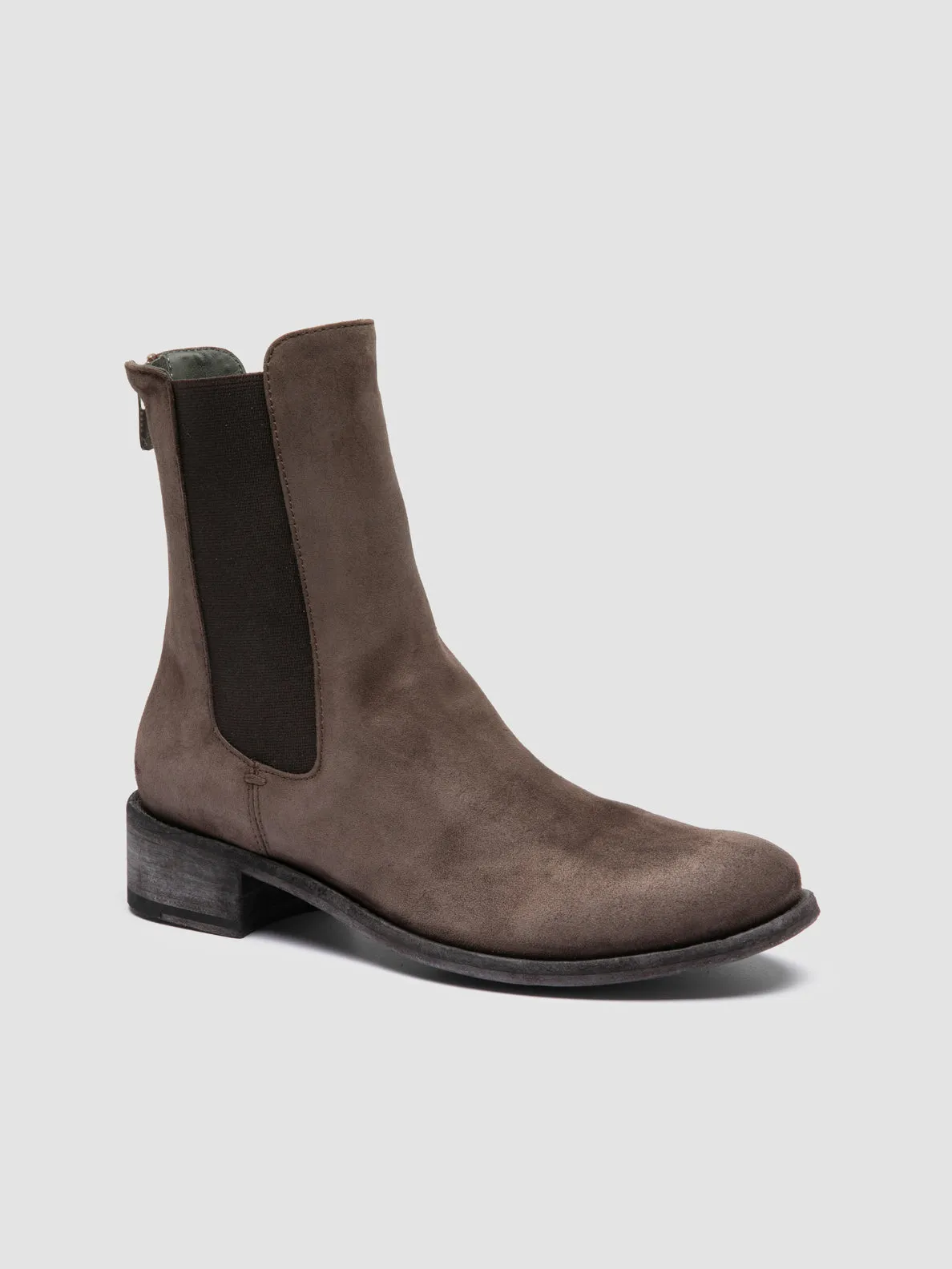 Quick Life LISON 017 - Brown Suede Chelsea Boots