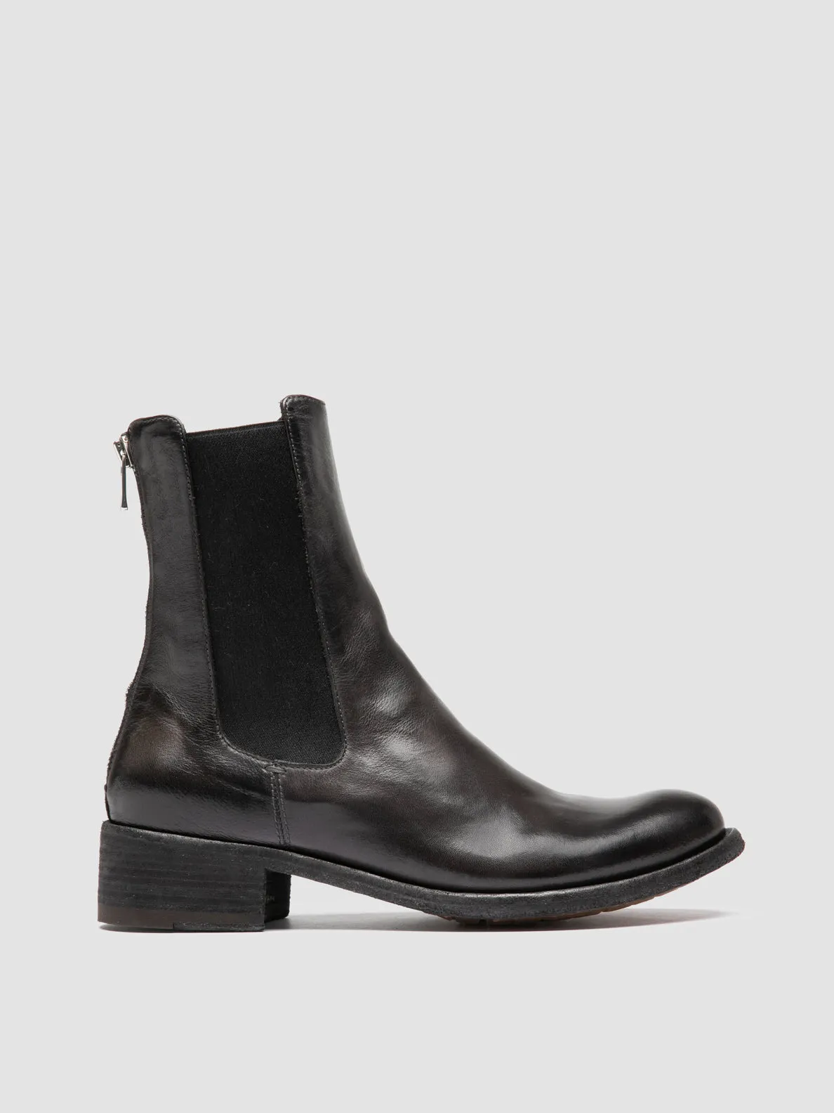 Form Ease LISON 017 - Grey Leather Chelsea Boots
