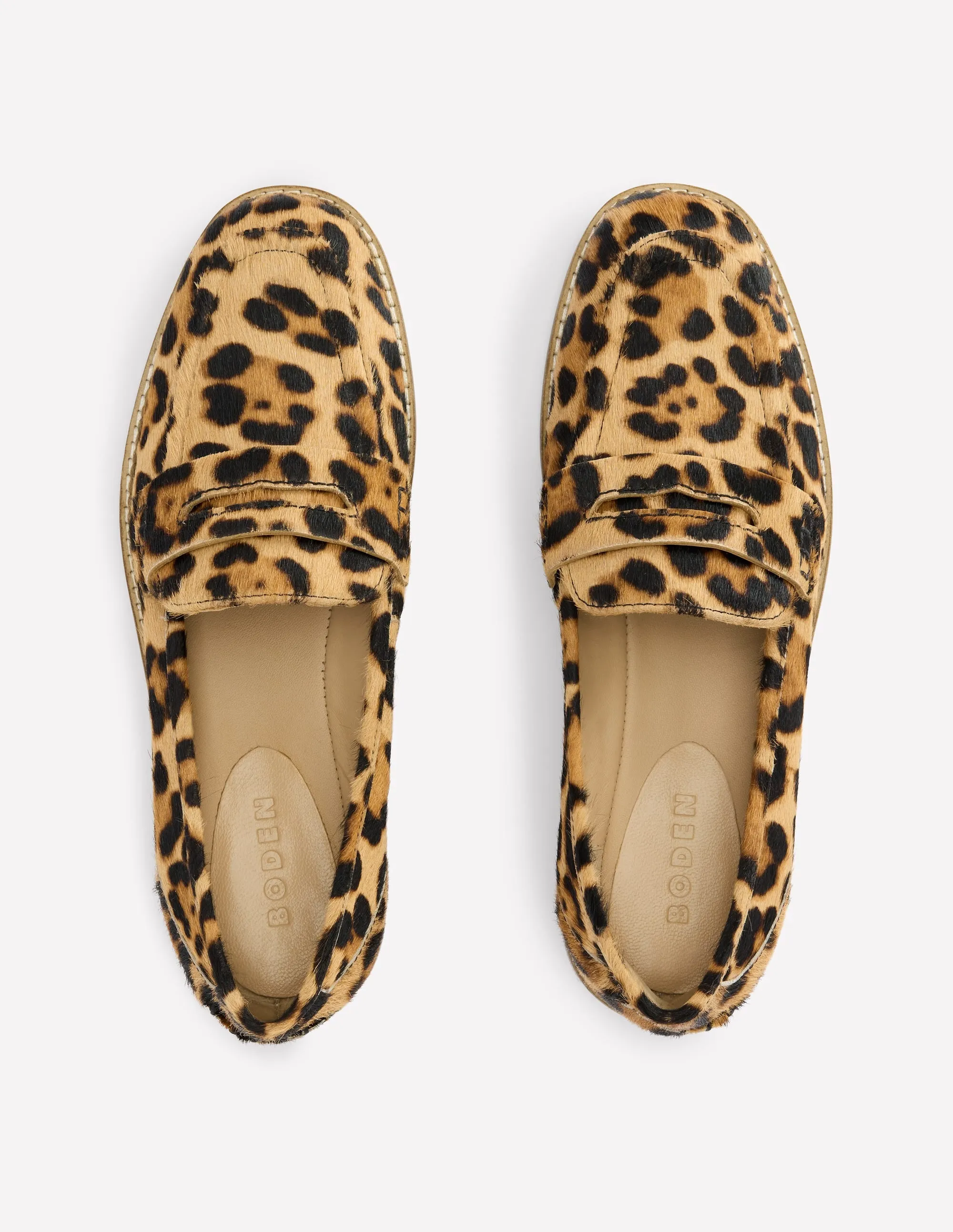 Entrepreneur Look city lights Nya Penny Loafers-Classic Leopard