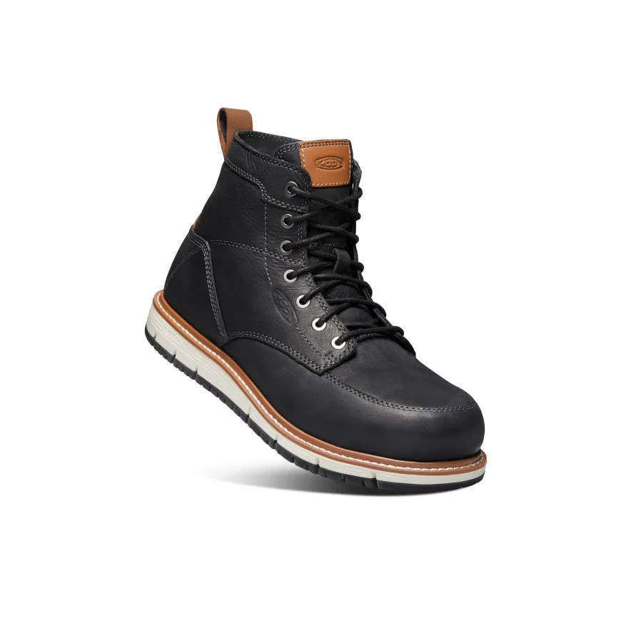 Men's San Jose 6" Boot (Aluminum Toe)  |  Black/Caramel Cafe Weatherproof Hiking Boot