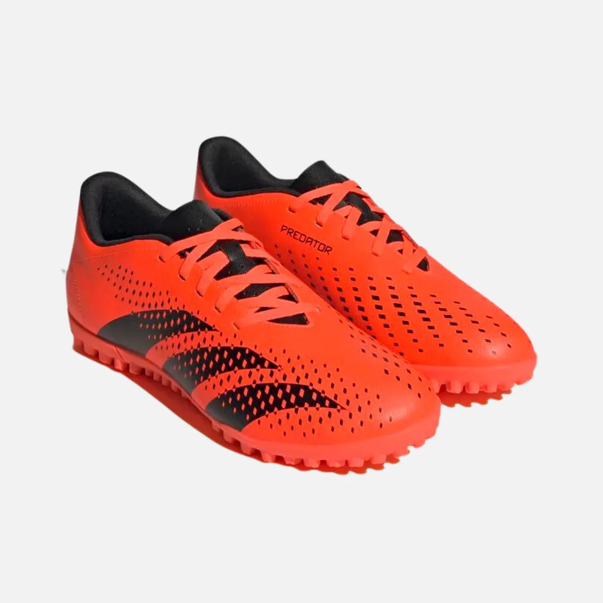 Adidas Predator Accuracy.4 Turf Football Boots -Team Solar Orange/Core Black/Core Black Enhanced Control Durable Upper