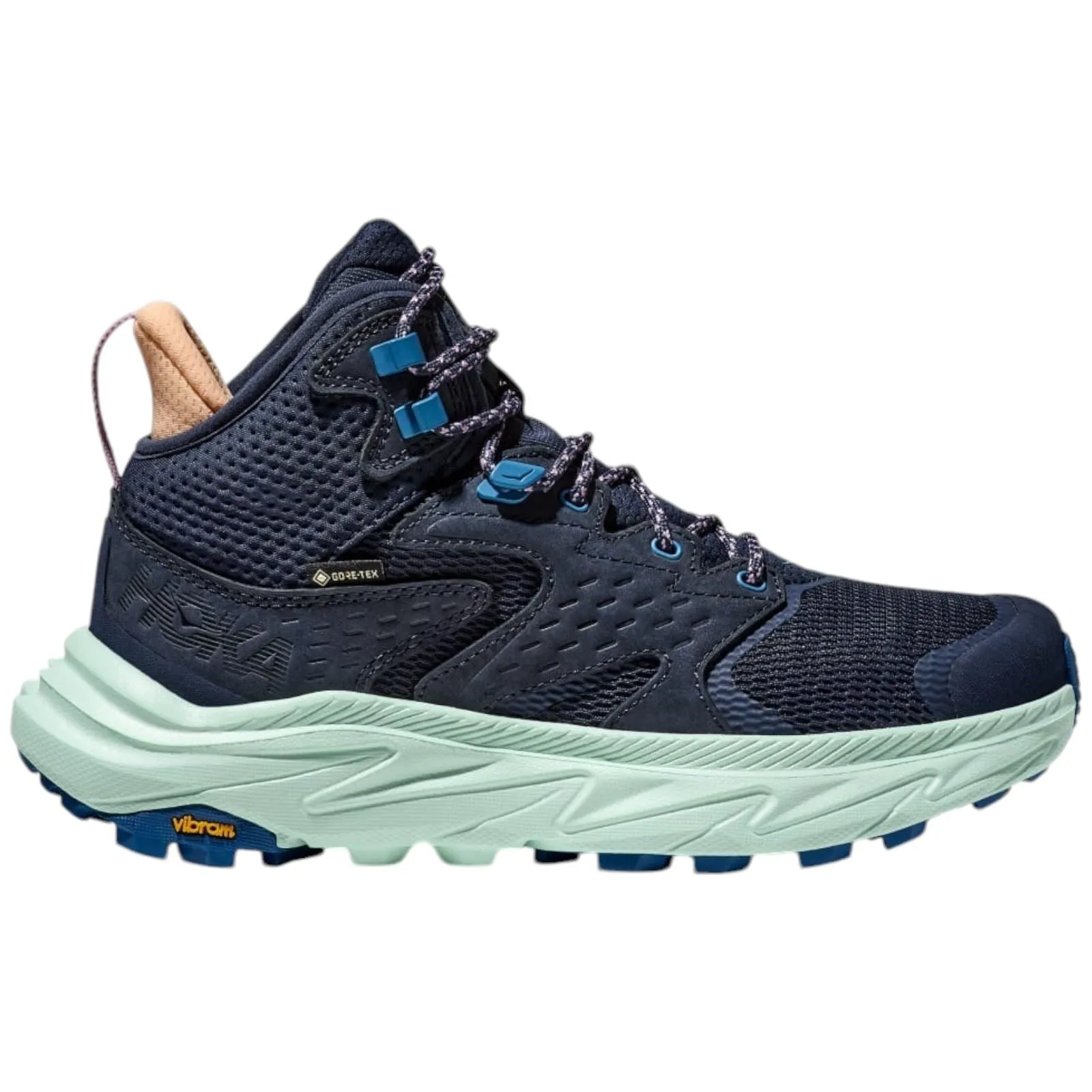 HOKA Anacapa 2 Mid Gore-Tex Womens Hiking Shoe Rugged Terrain Weatherproof Footwear