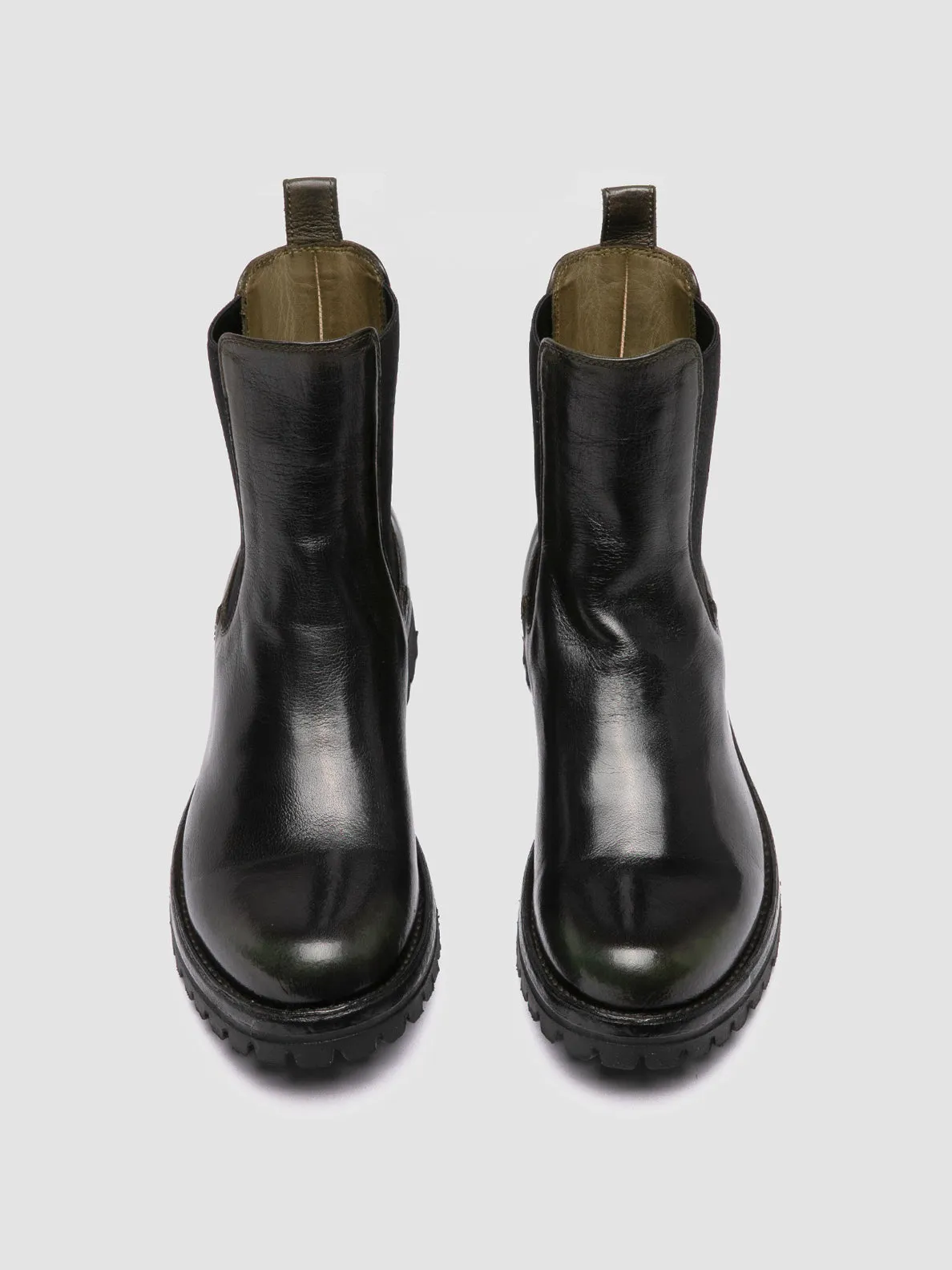 LORAINE 004 - Black Leather Chelsea Boots Ice Guard