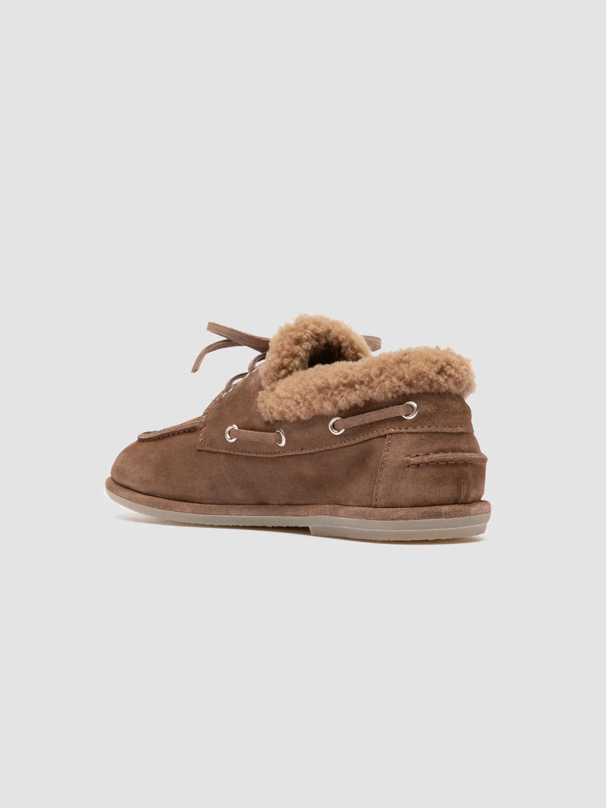 Luggage Fit Quick Step LOVE 103 - Brown Suede Boat Shoes
