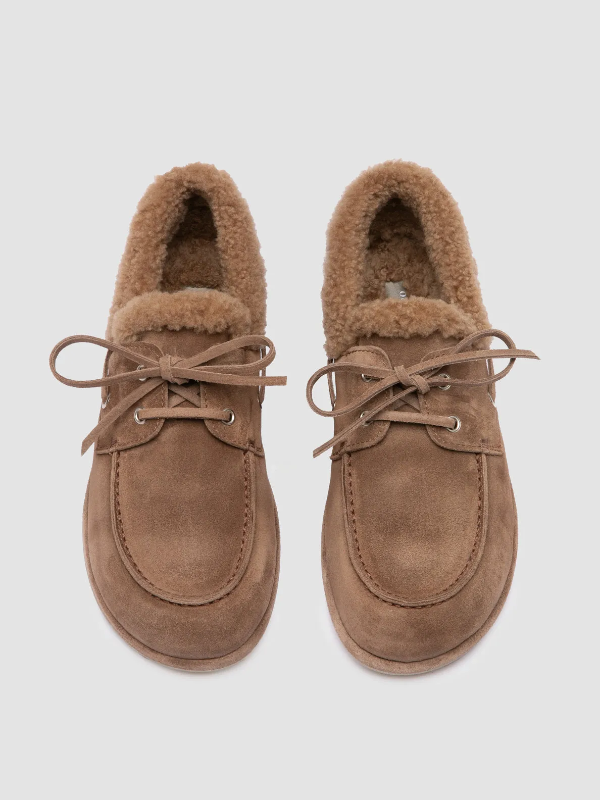 LOVE 103 - Brown Suede Boat Shoes Bounce Edge Move Bold