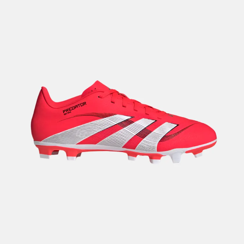 Adidas Predator Club Firm Multi-Ground Men's Football Shoes -Lucid Red/Cloud White/Core Black Heat Retention