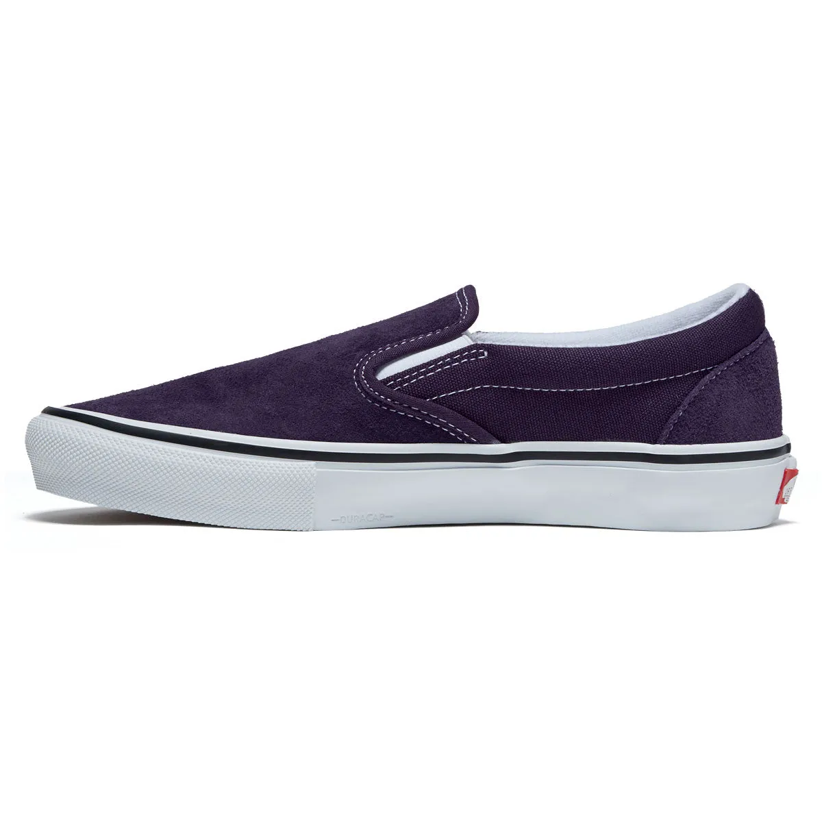 Effortless Fit Vans Skate Slip-On Shoes - Purple/Black
