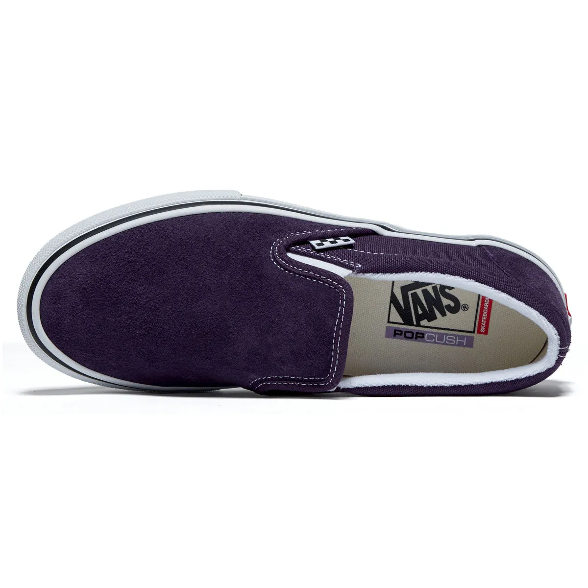 Vans Skate Slip-On Shoes - Purple/Black Slide Performance Mid Top