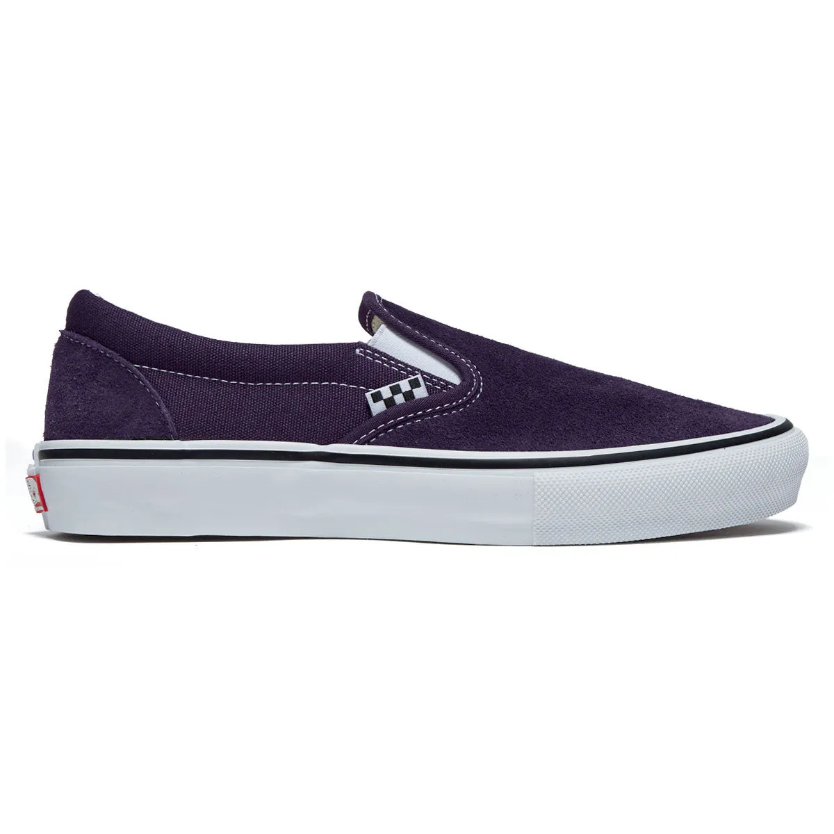 Vans Skate Slip-On Shoes - Purple/Black soft fit Strong Grip